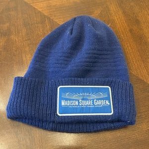 Madison Square Garden NYC Beanie Hat Navy Blue Unisex